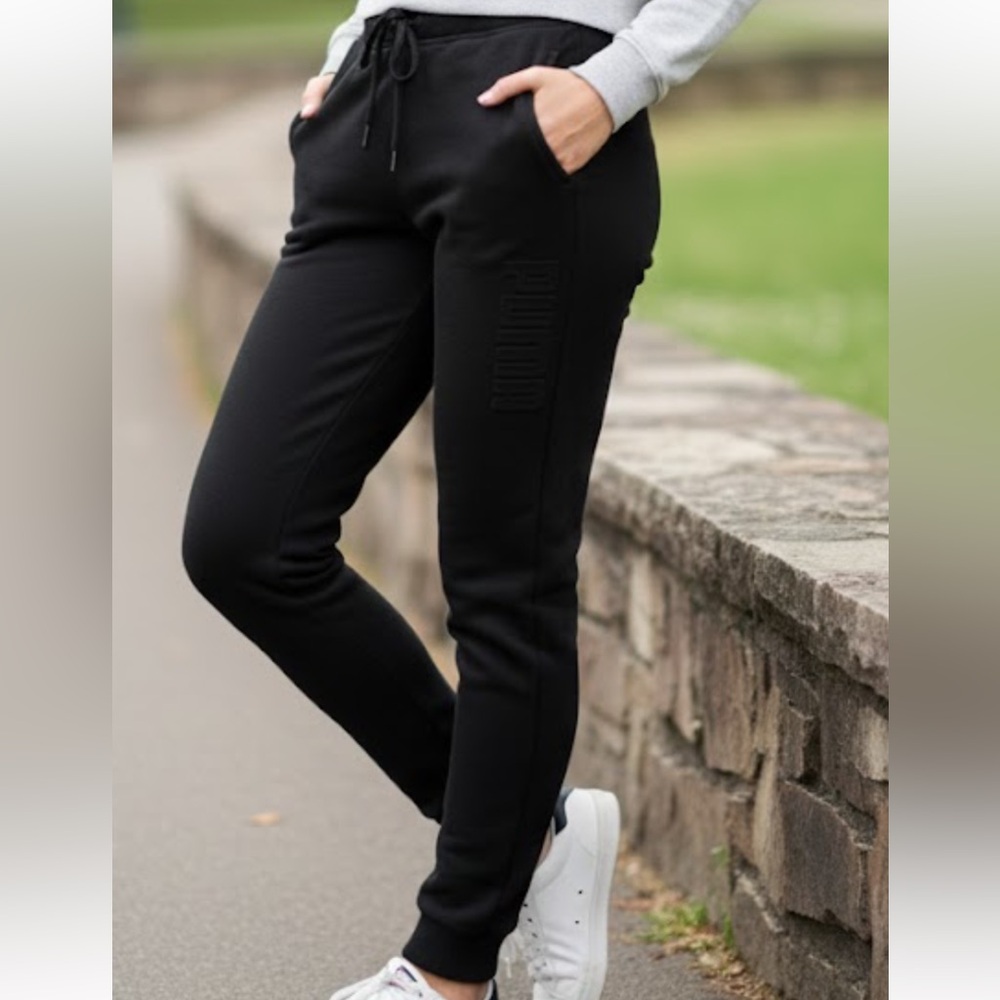 PUMA Women's Classic Black Joggers